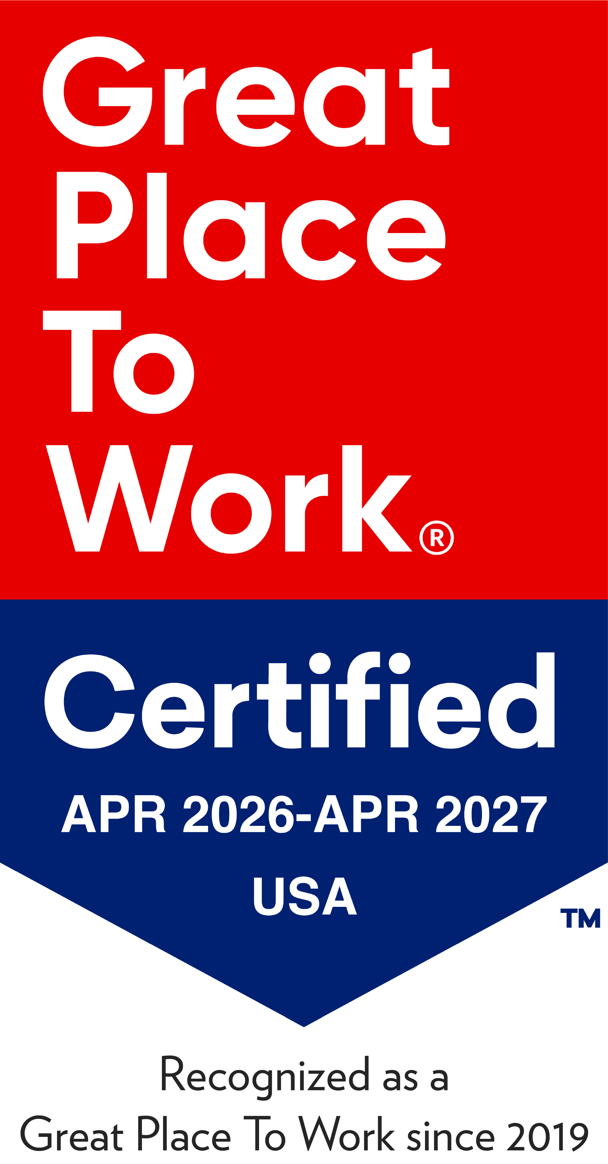 Great Place to Work Award 2025